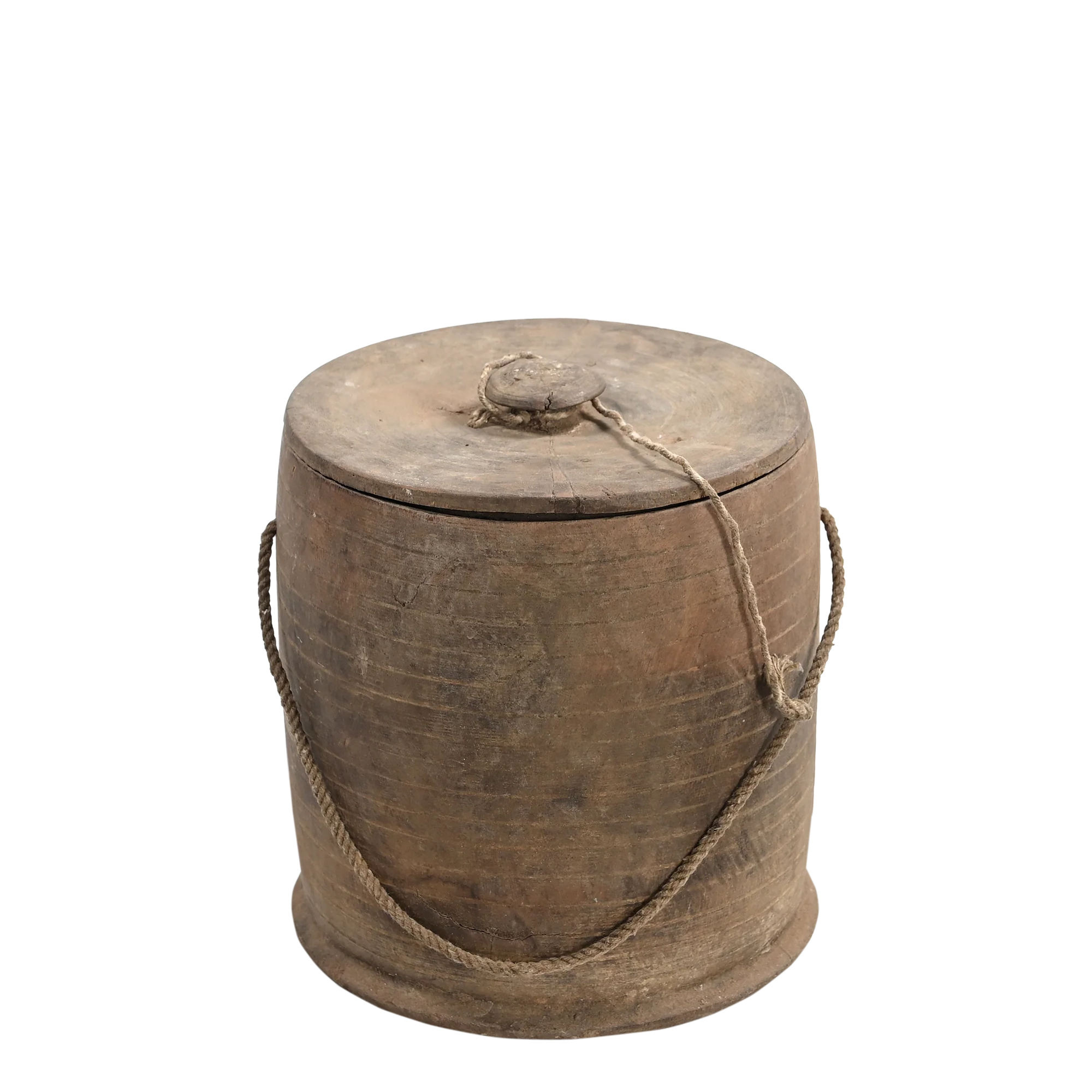 old wooden box with lid