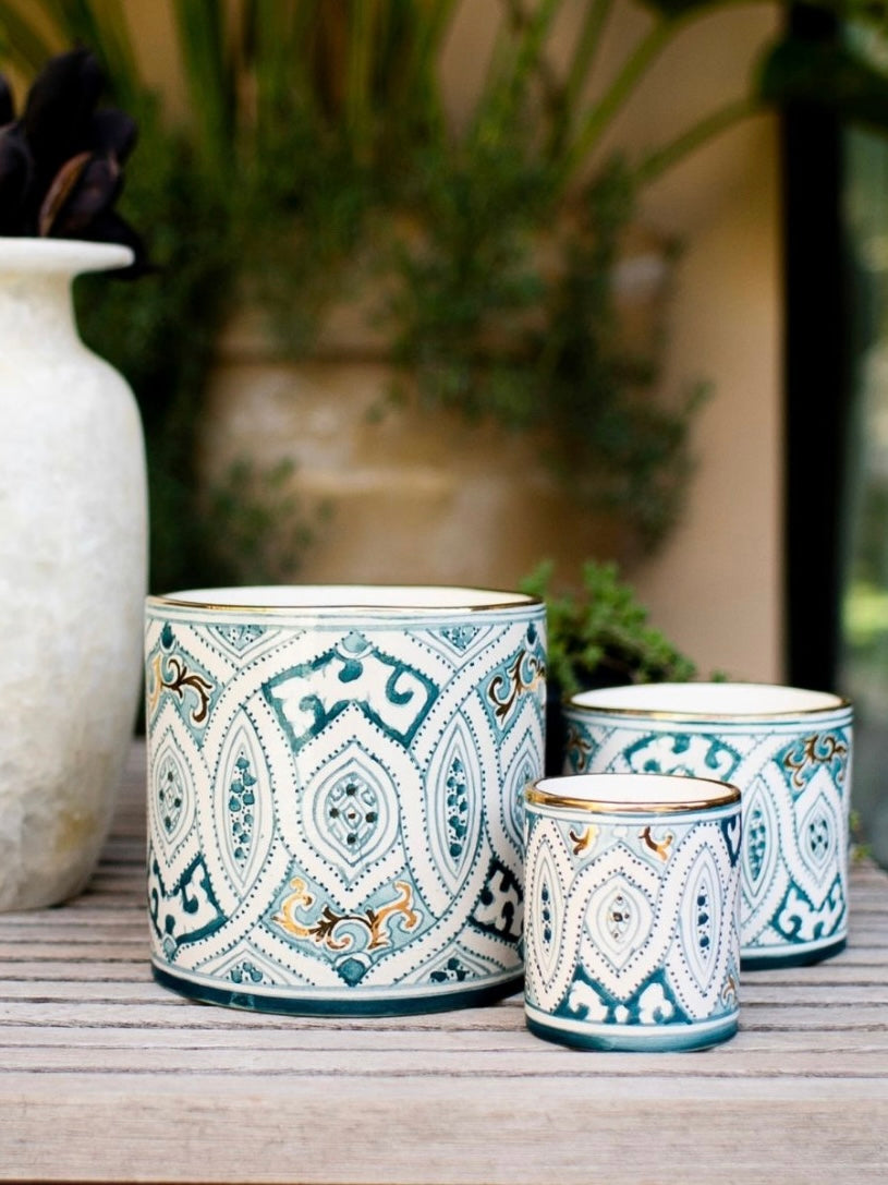 Andalou Bleu orange blossom scented candle