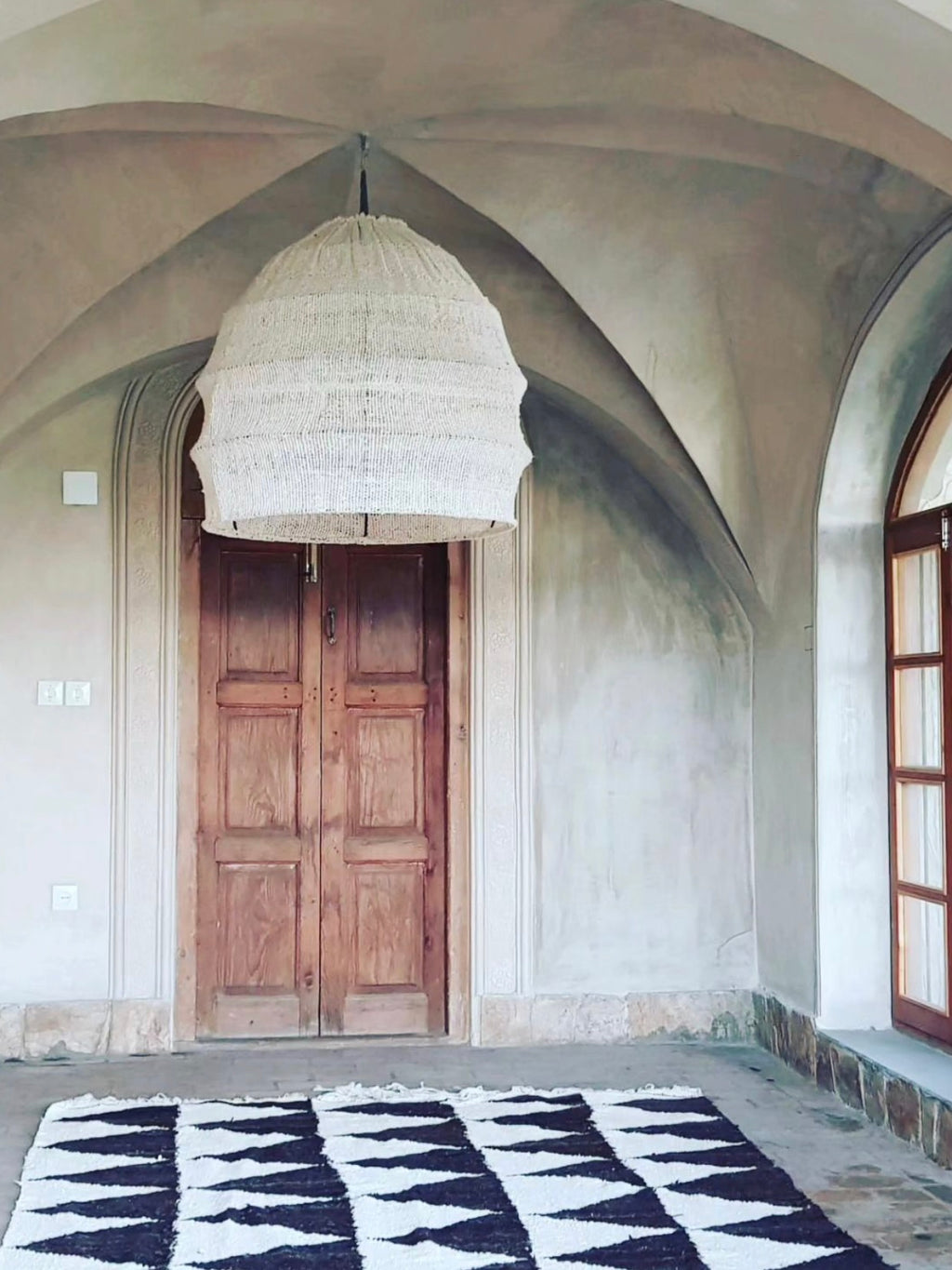 Afghanische Hängeleuchte Baumwolle