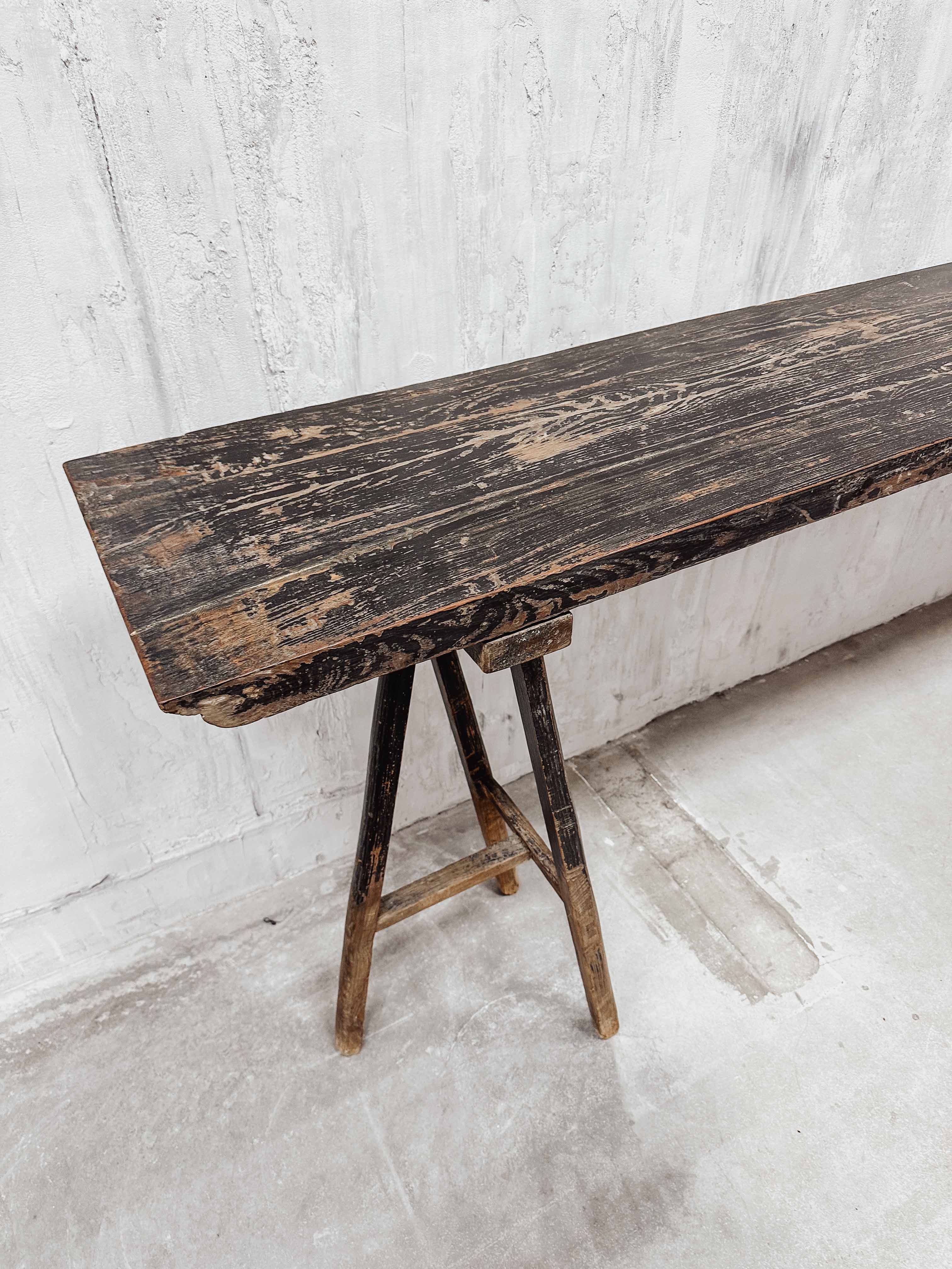 The antique Chinese painting table