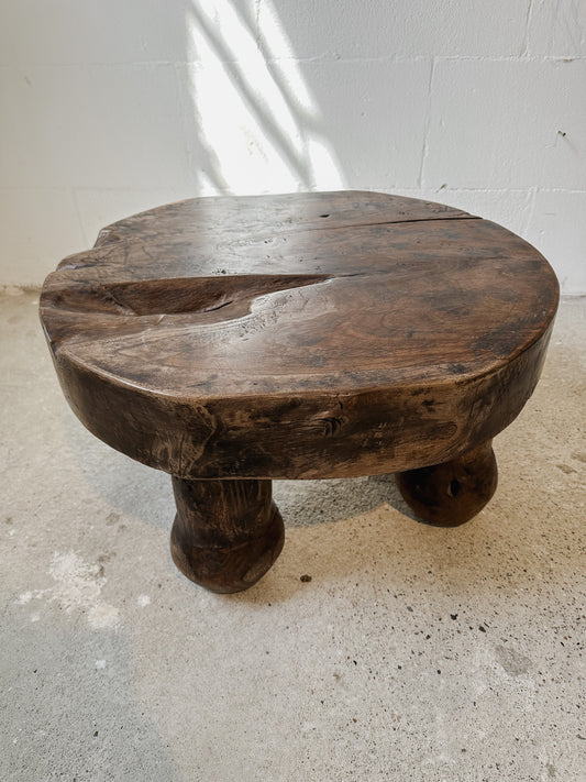 The teak ball coffee table