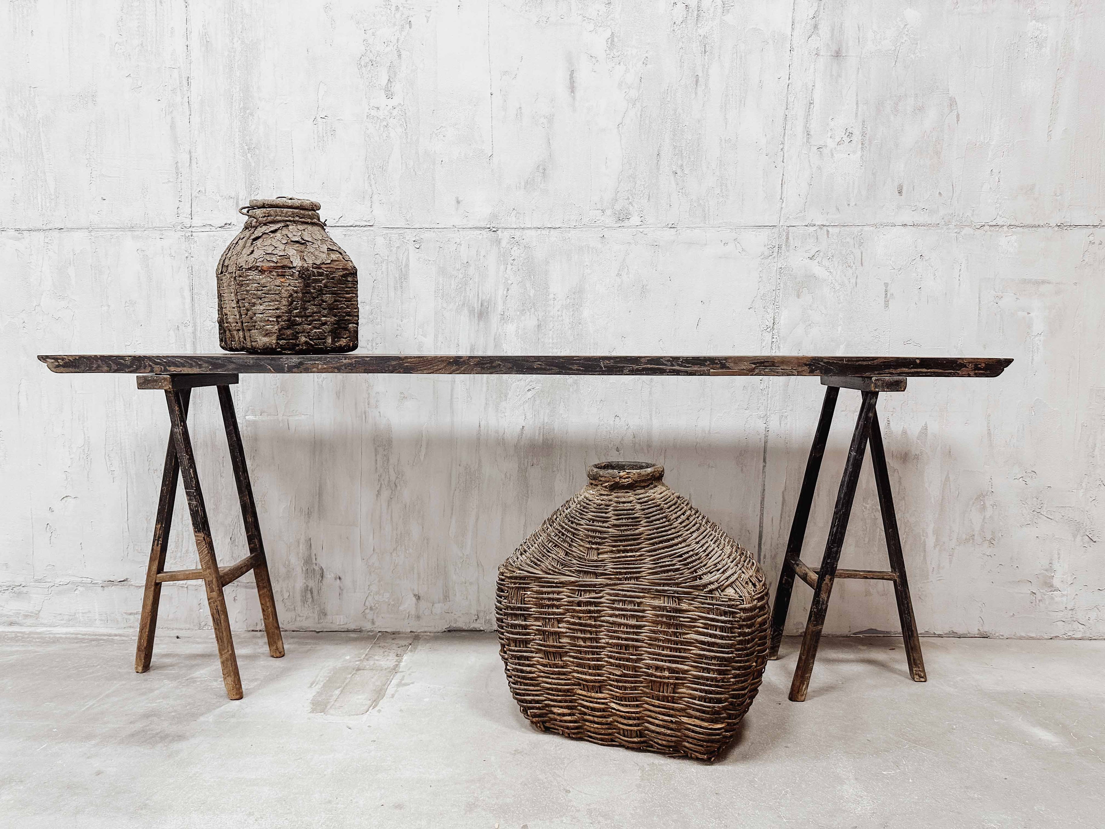 The antique Chinese painting table