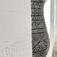 hand carved wooden vase