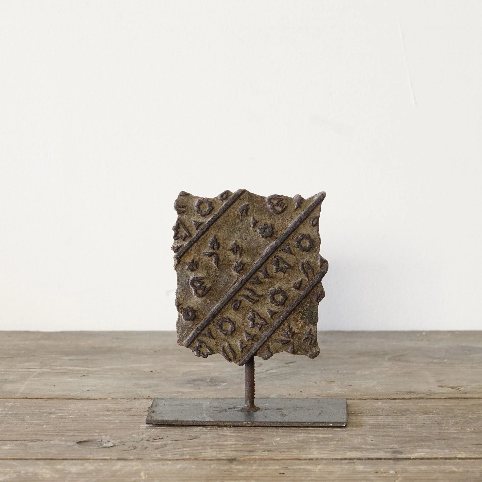 old block printing stamp 