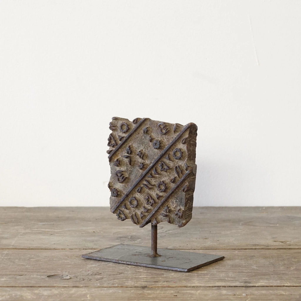 old block printing stamp 
