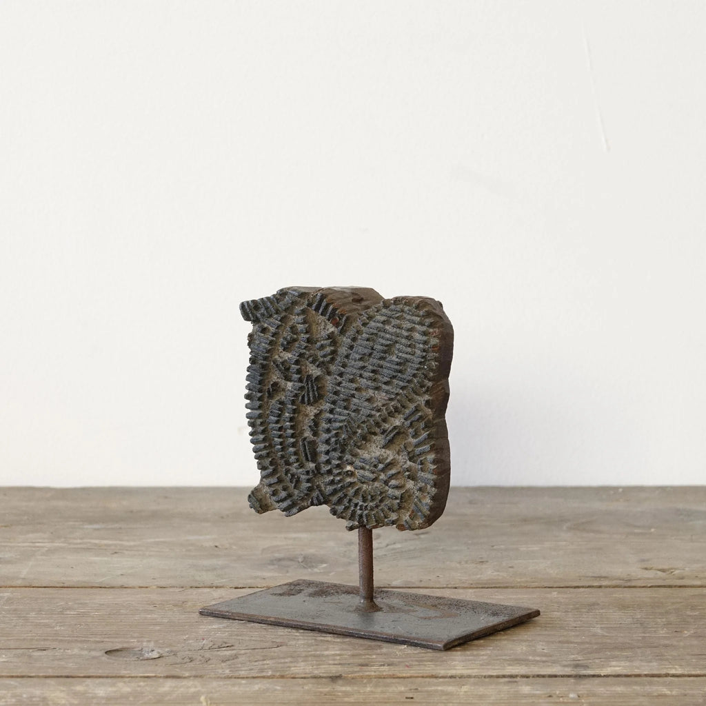 old block printing stamp 