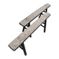 20c Chinese dark twin bench