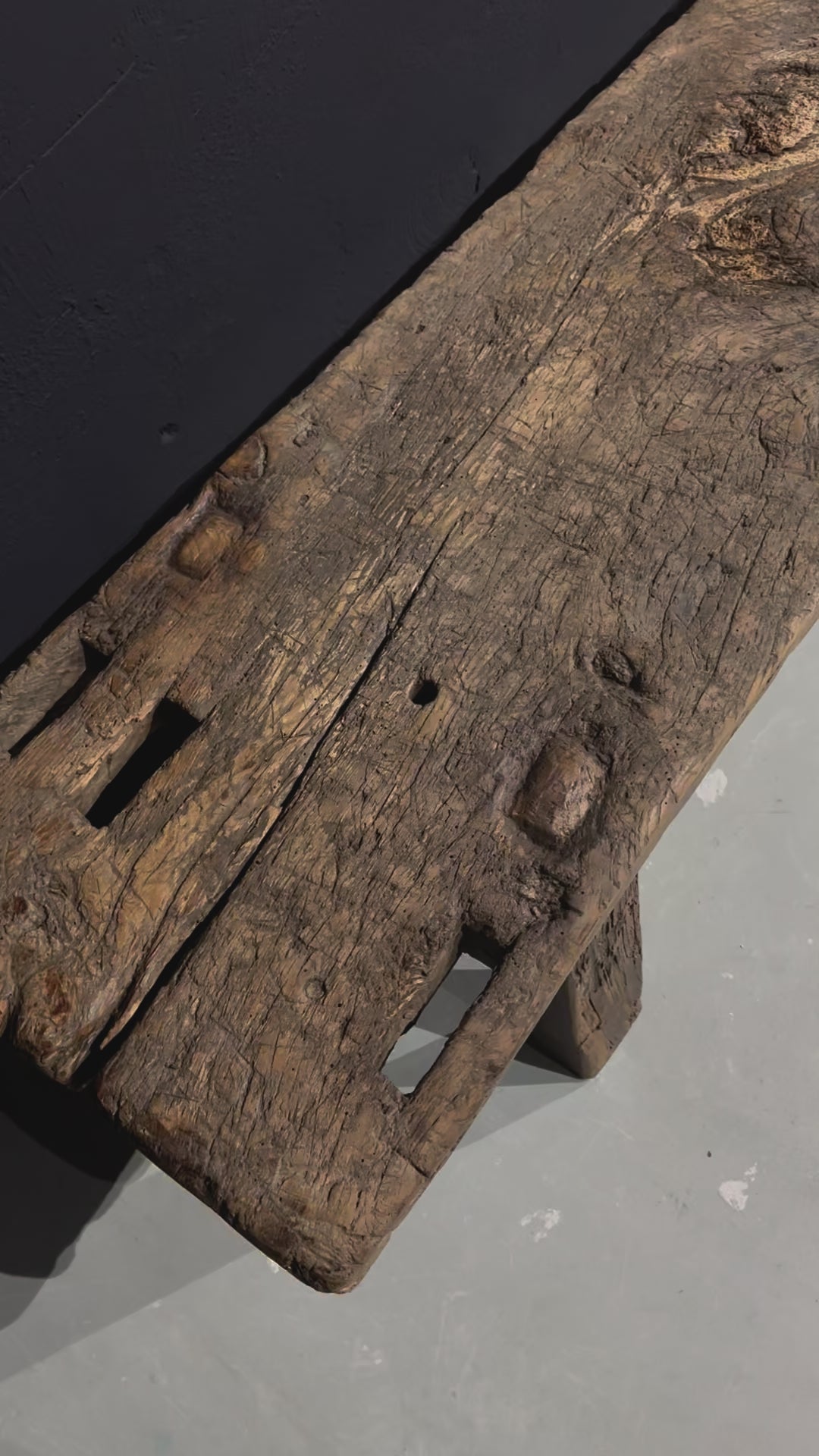 antique Portuguese bench