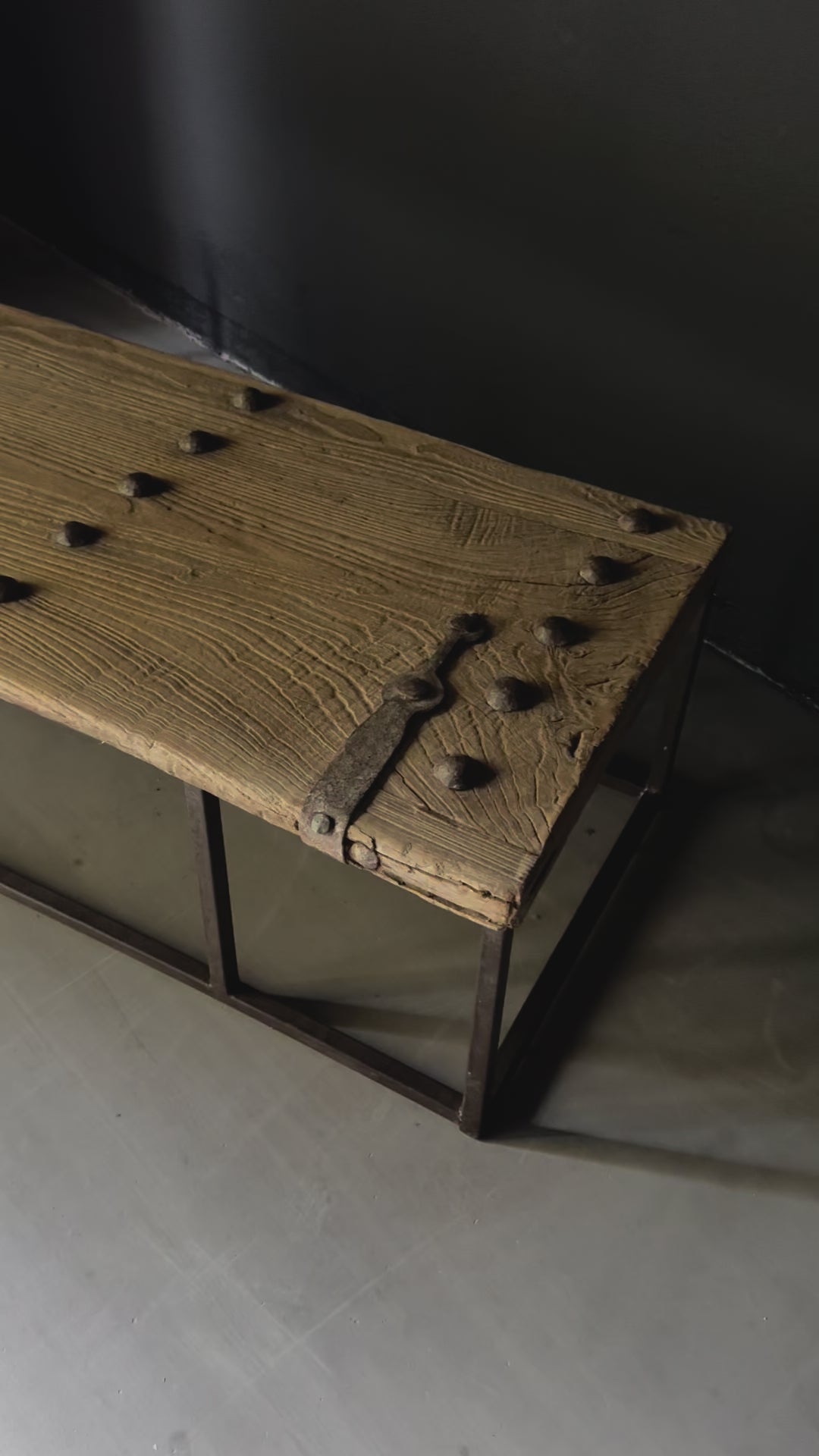 coffee table antique Chinese door