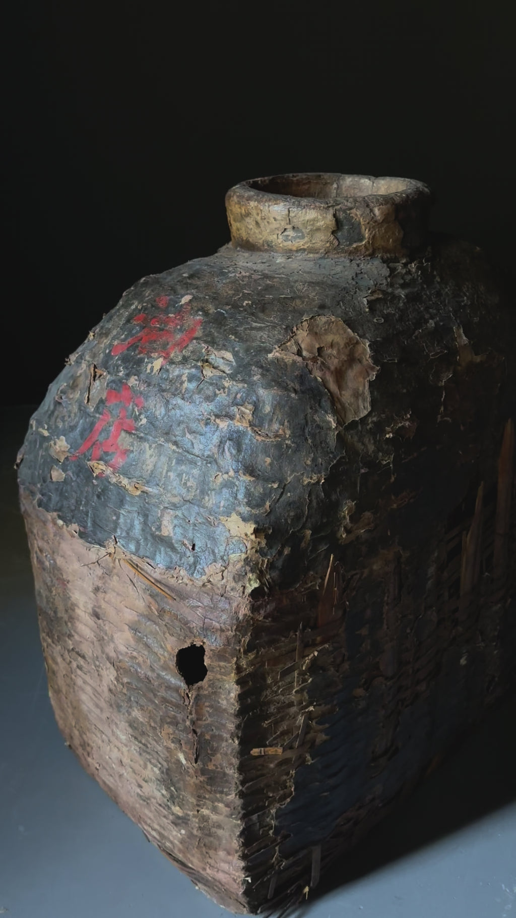 huge old loam basket #1