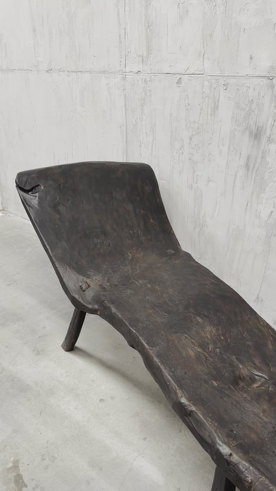 The burnt primitive bench