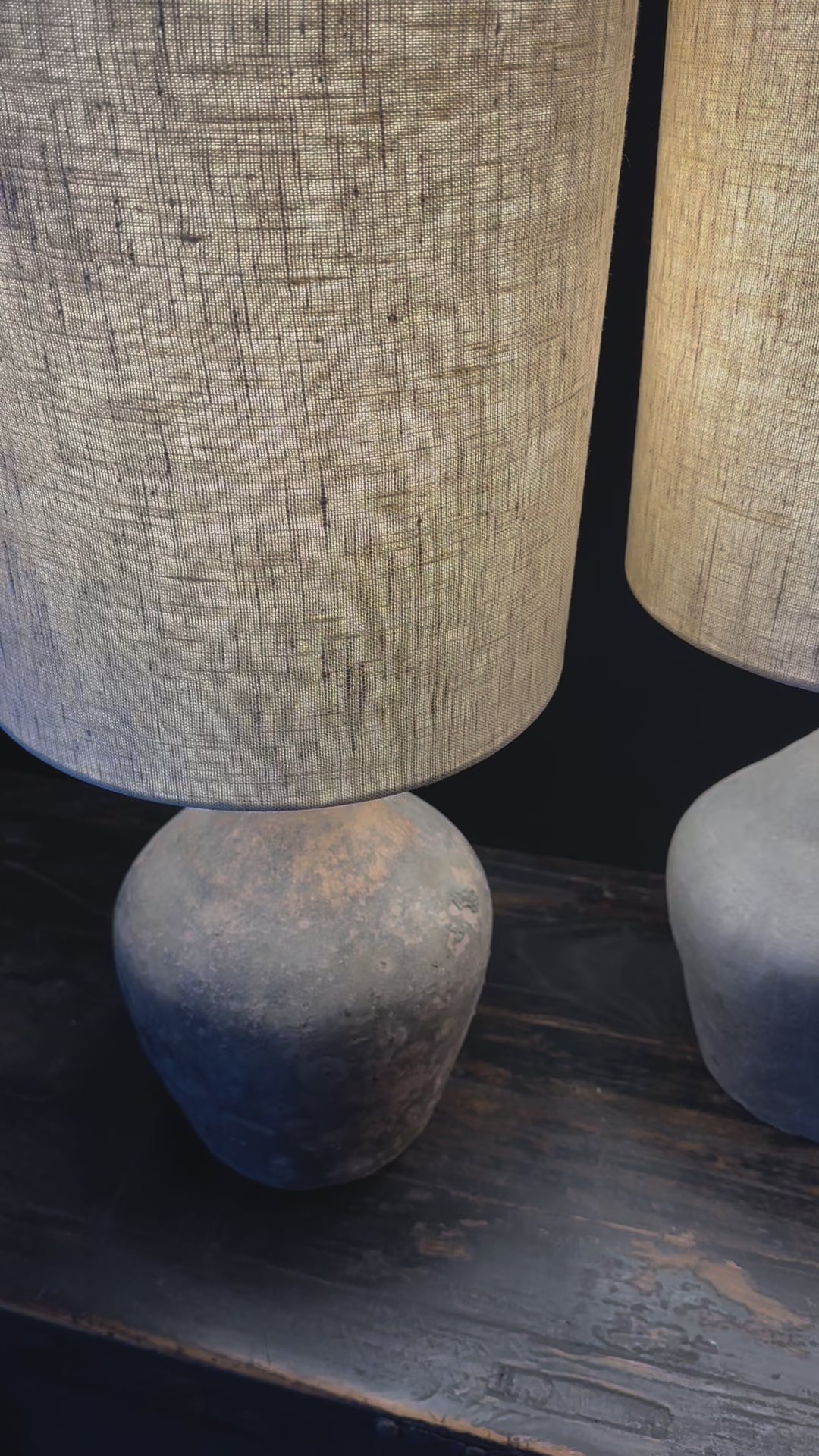 table lamp antique vessel