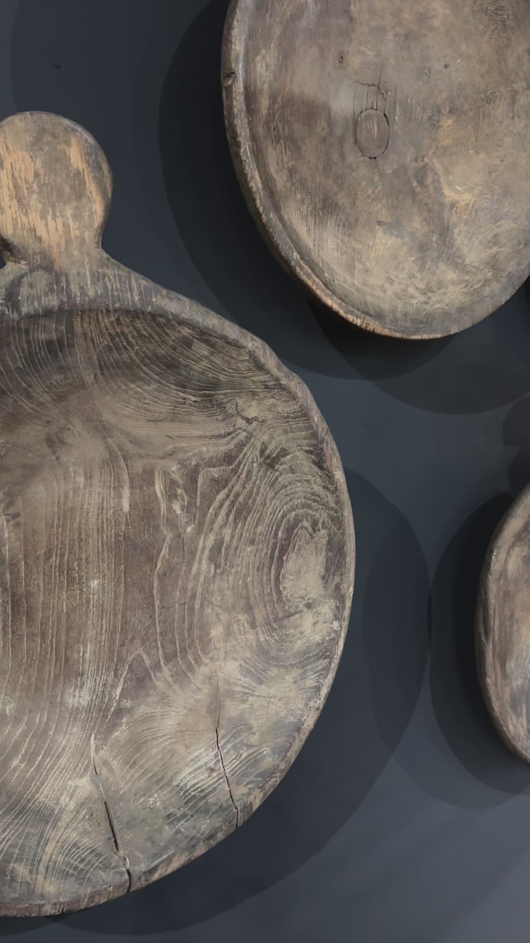 old Indian bowls wall styling
