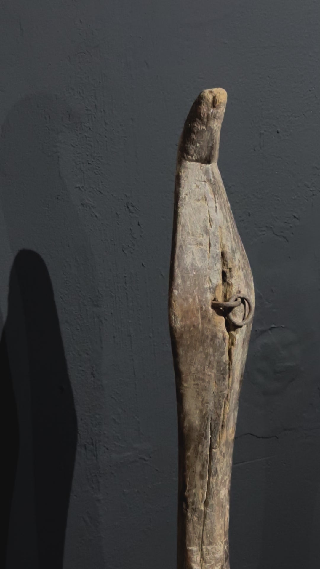 old Indian wooden sculpture #1