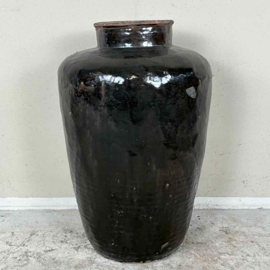 Shanxi black - tall patina vessel No. 6 (custom order)
