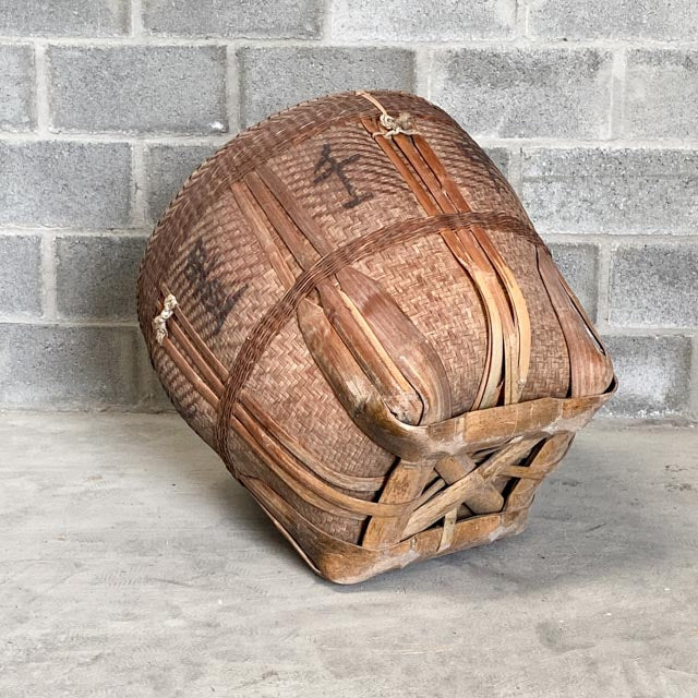 Old Chinese farmer's basket