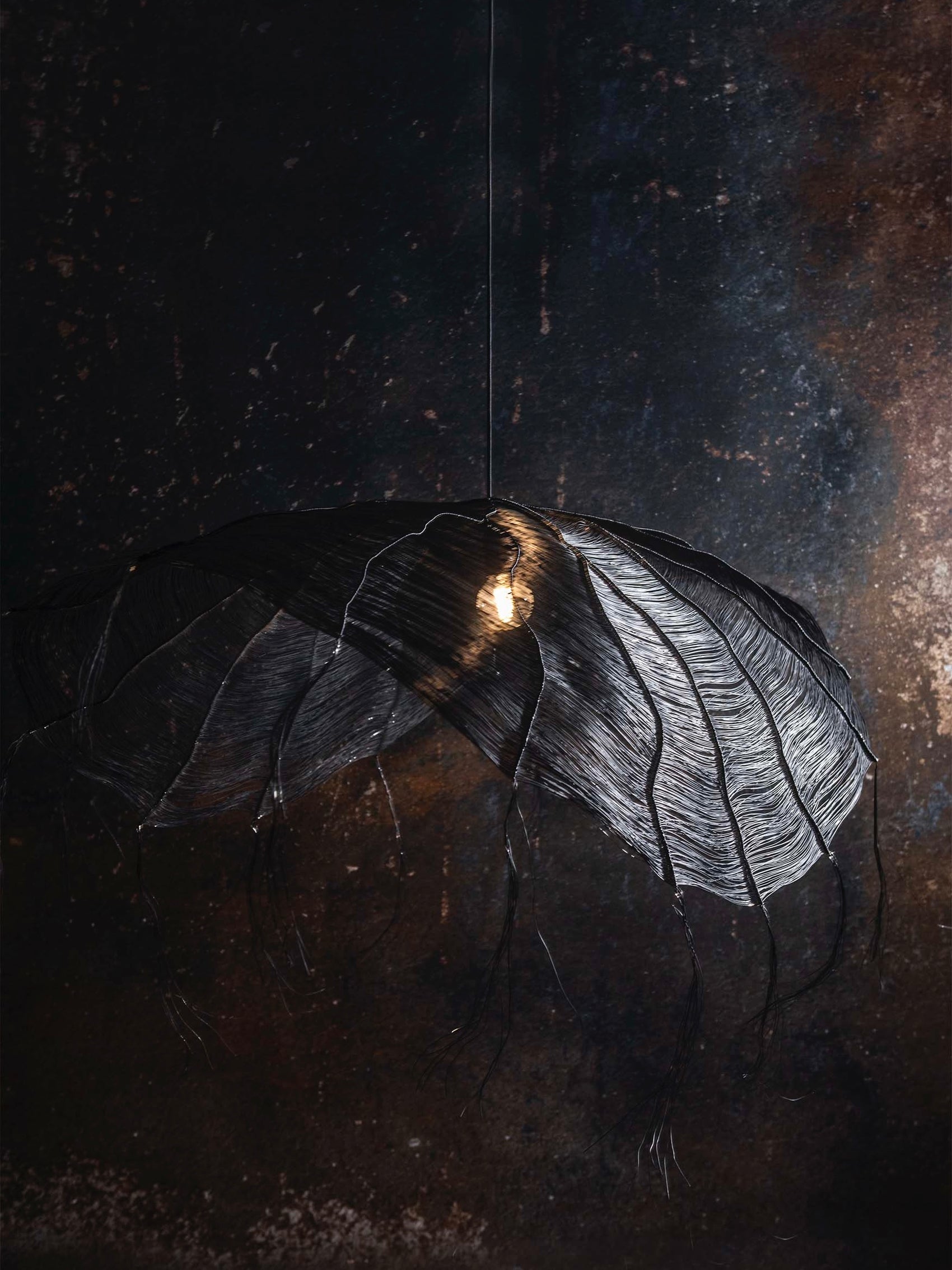 Suspension lamp Rhizome black