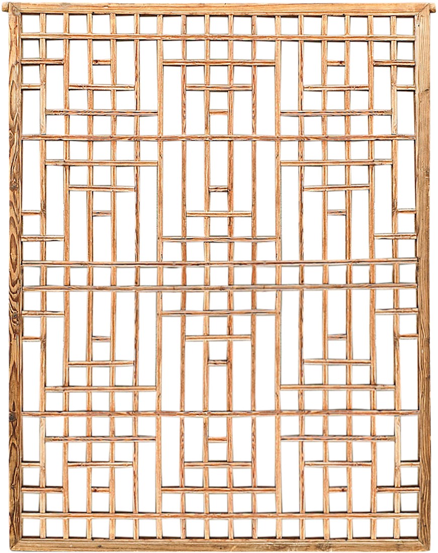 100 year old Chinese wooden window #1