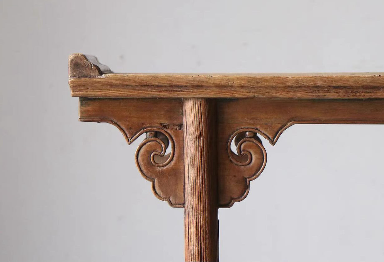 100 year old console table #2