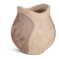 Wooden vase untreated