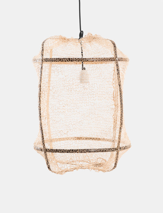 lamp bamboo / sisal tea dye