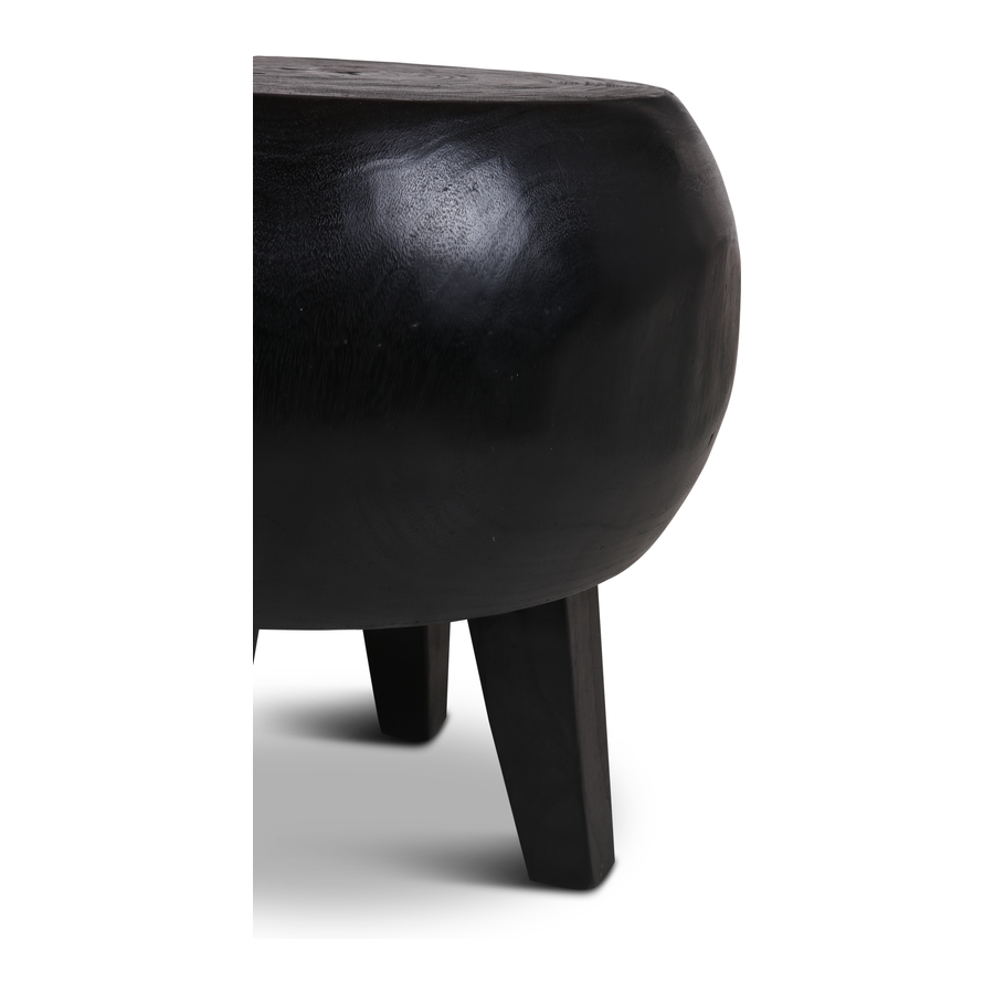 Side table, solid, round