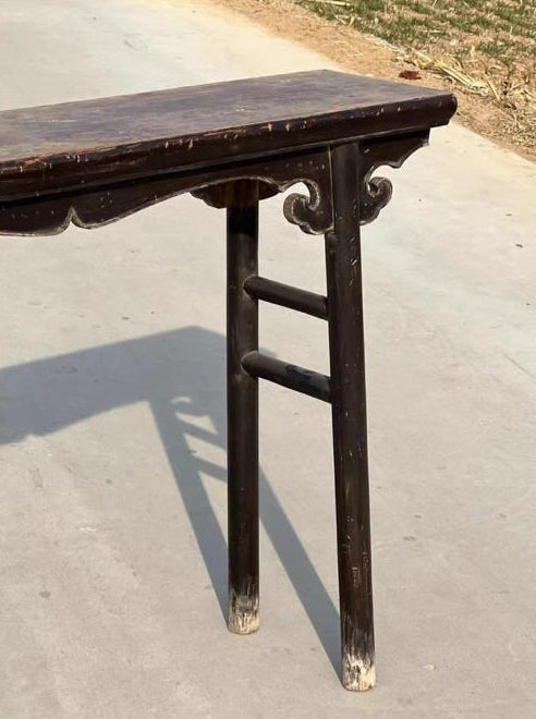 100 Year Old Console Table #1