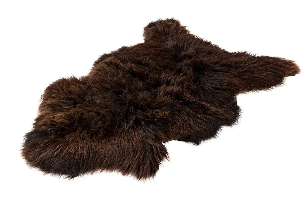 Schaffell dunkelbraun XXL
