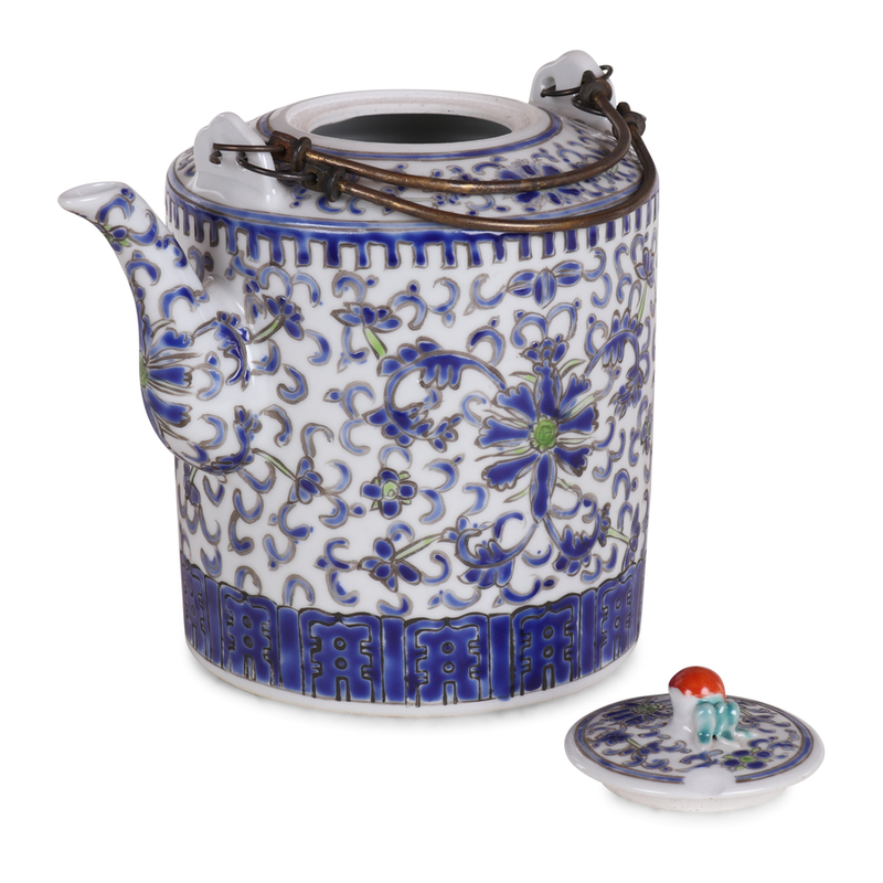 Small porcelain teapot