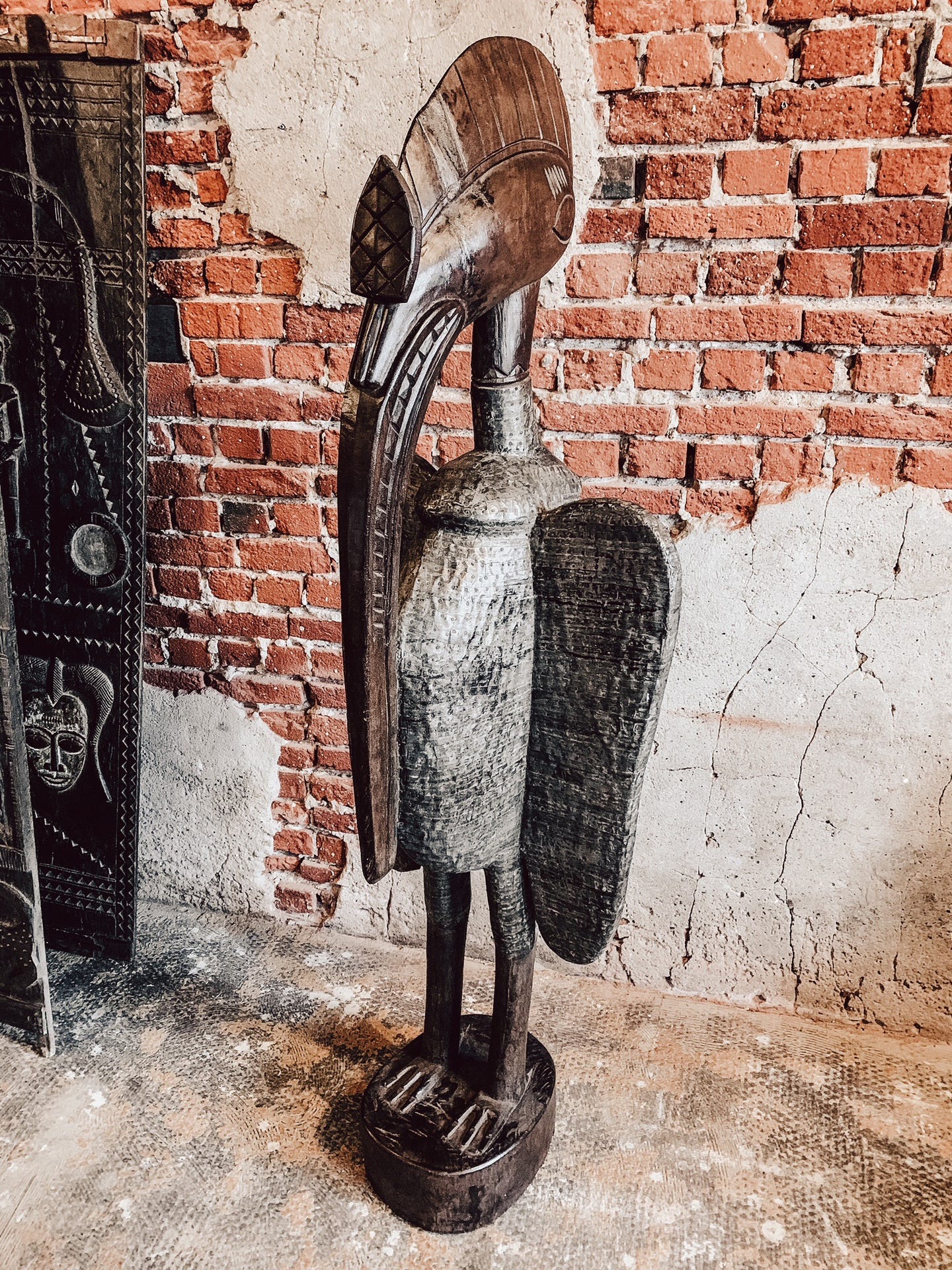 Kaolo (Hornbill) Senufo Bird - Mo's Interior Art