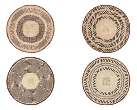 Tonga basket plate