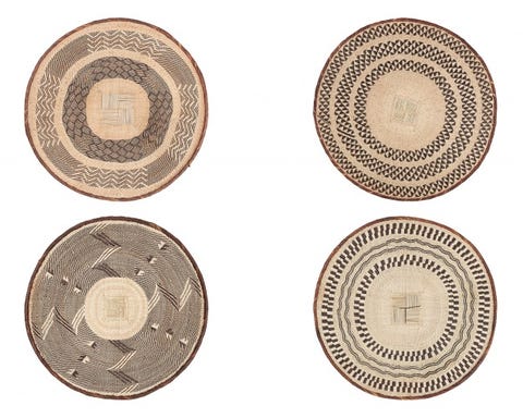Tonga basket plate