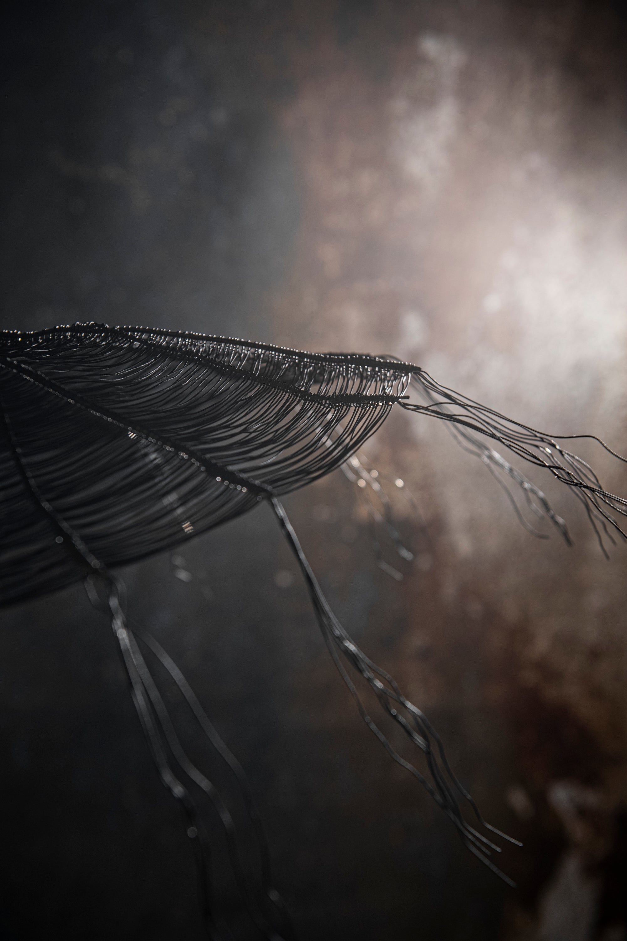 Suspension lamp Rhizome black