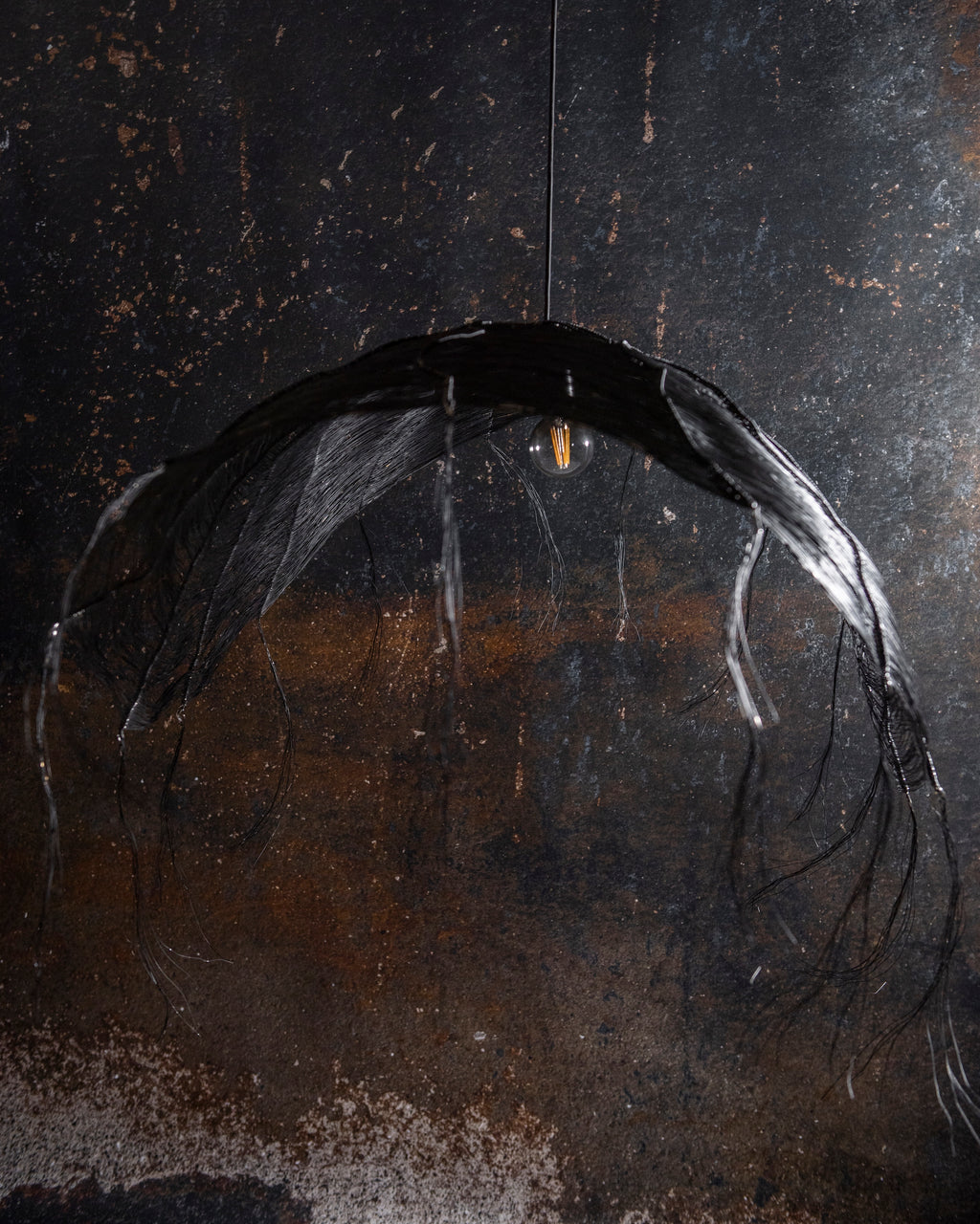 Suspension lamp Rhizome black