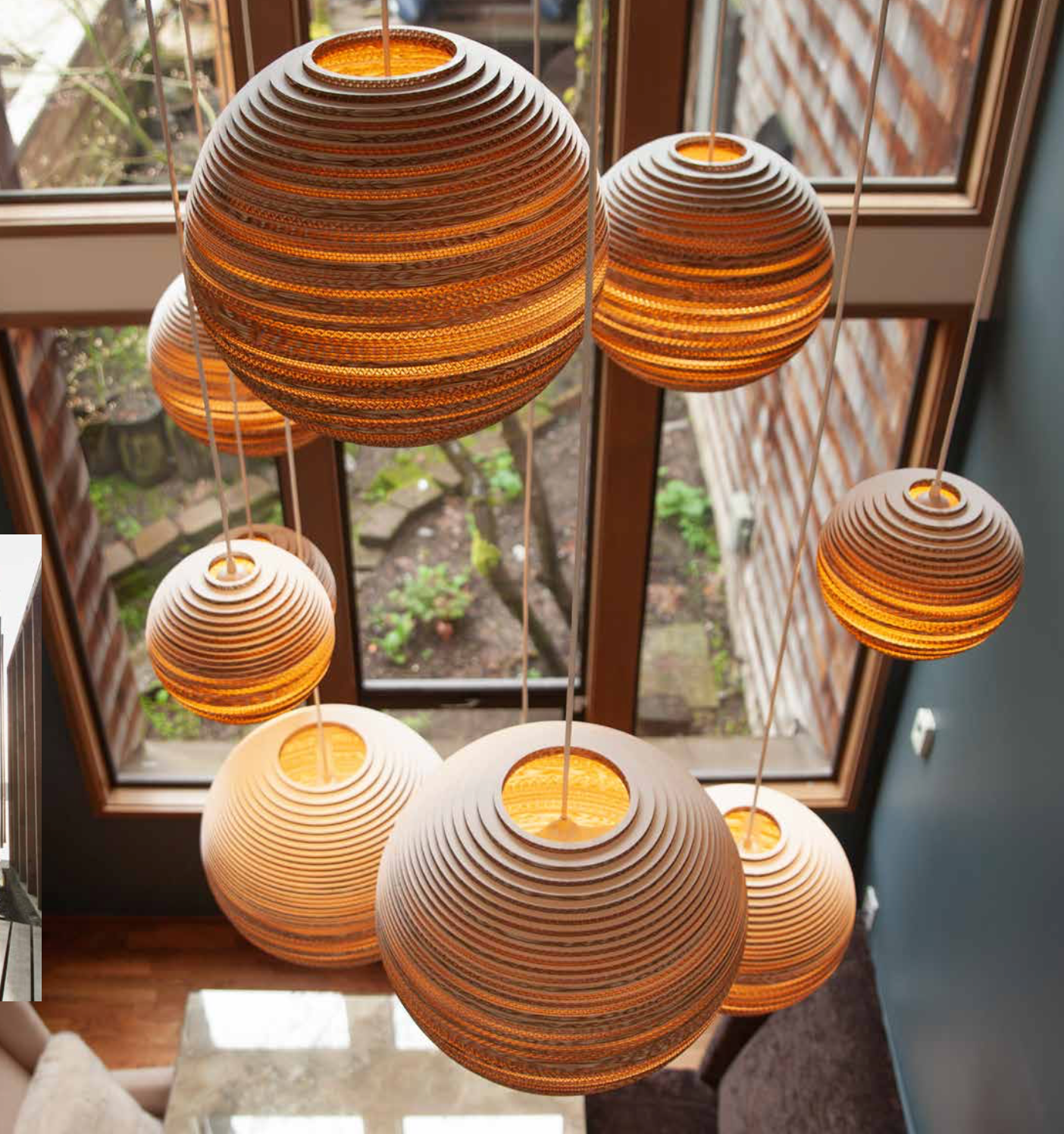 lamp cardboard natural