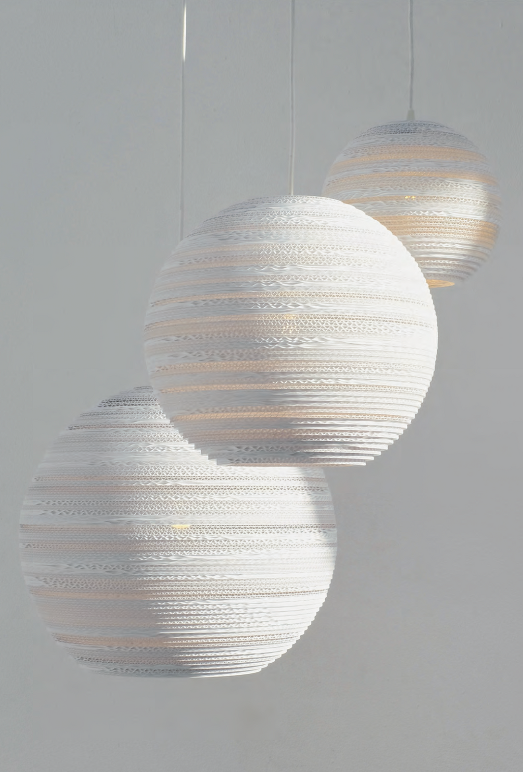 Lampe Cardboard weiß