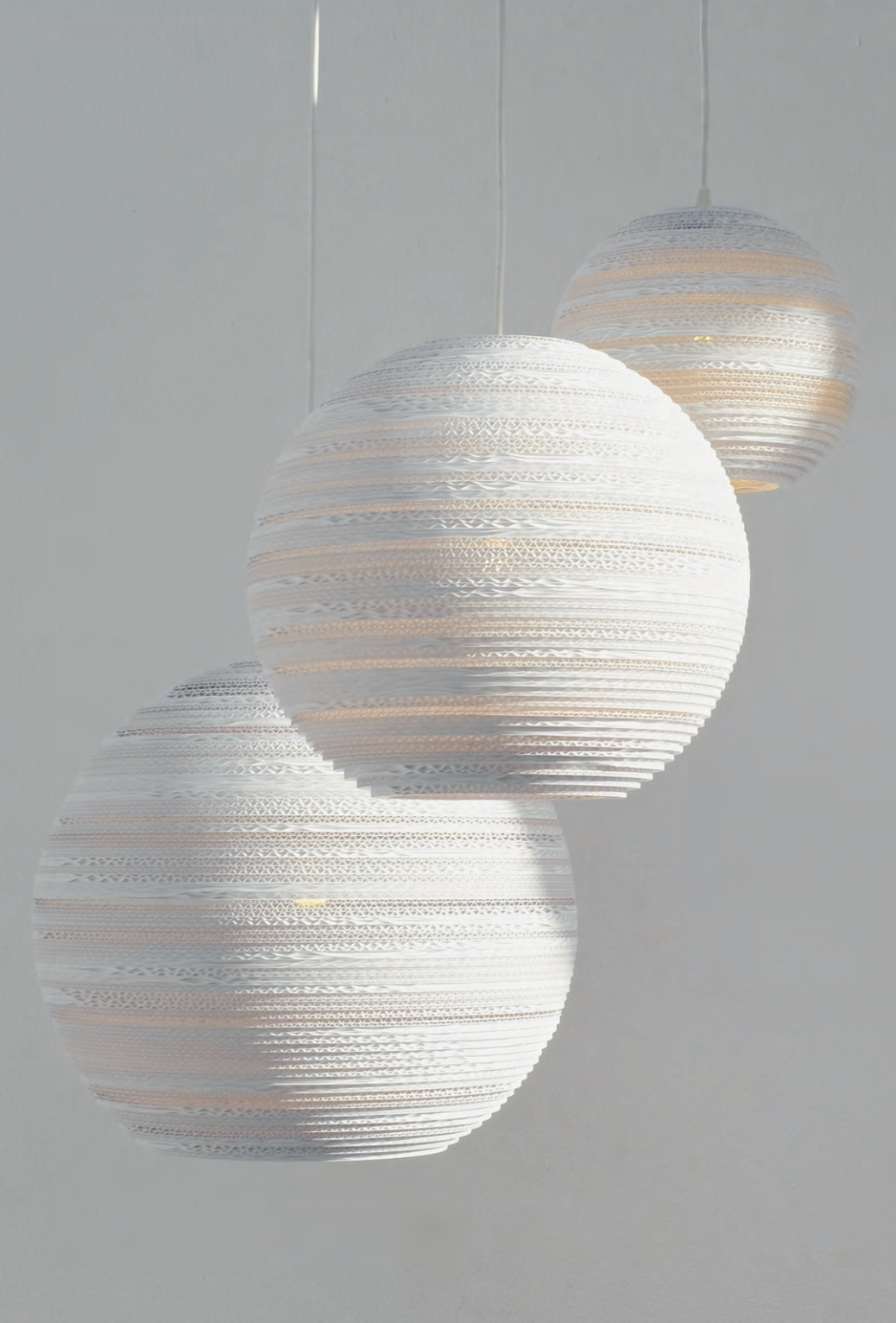 Lampe Cardboard weiß