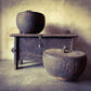 Holz Topf mit Deckel - Mo's Interior Art