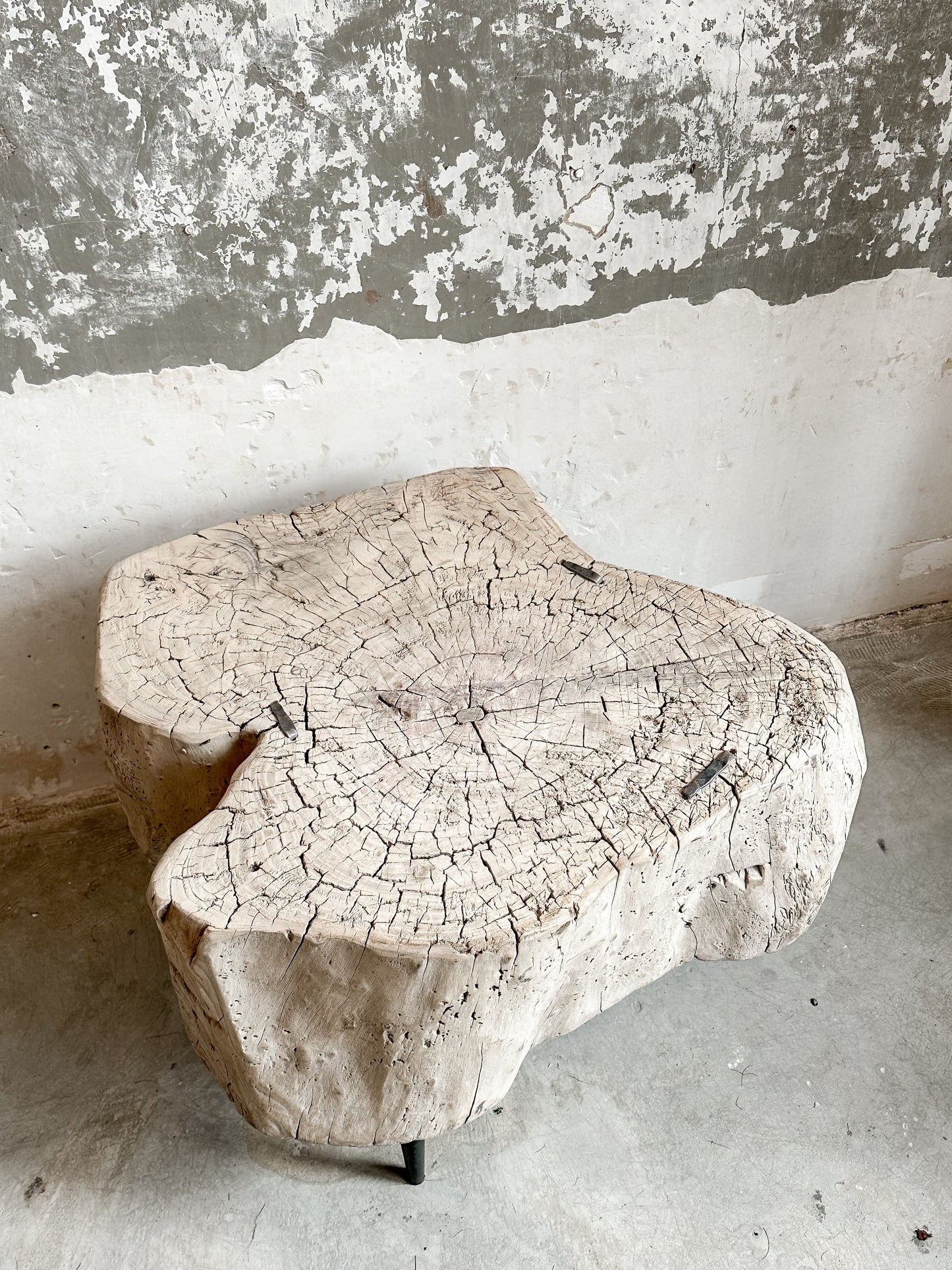 The coffee table "butcher's block heart"