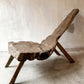 The primitive teak chair