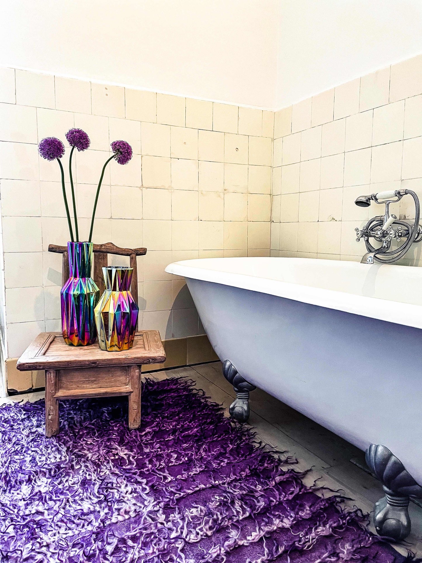 Original Tulu carpet purple