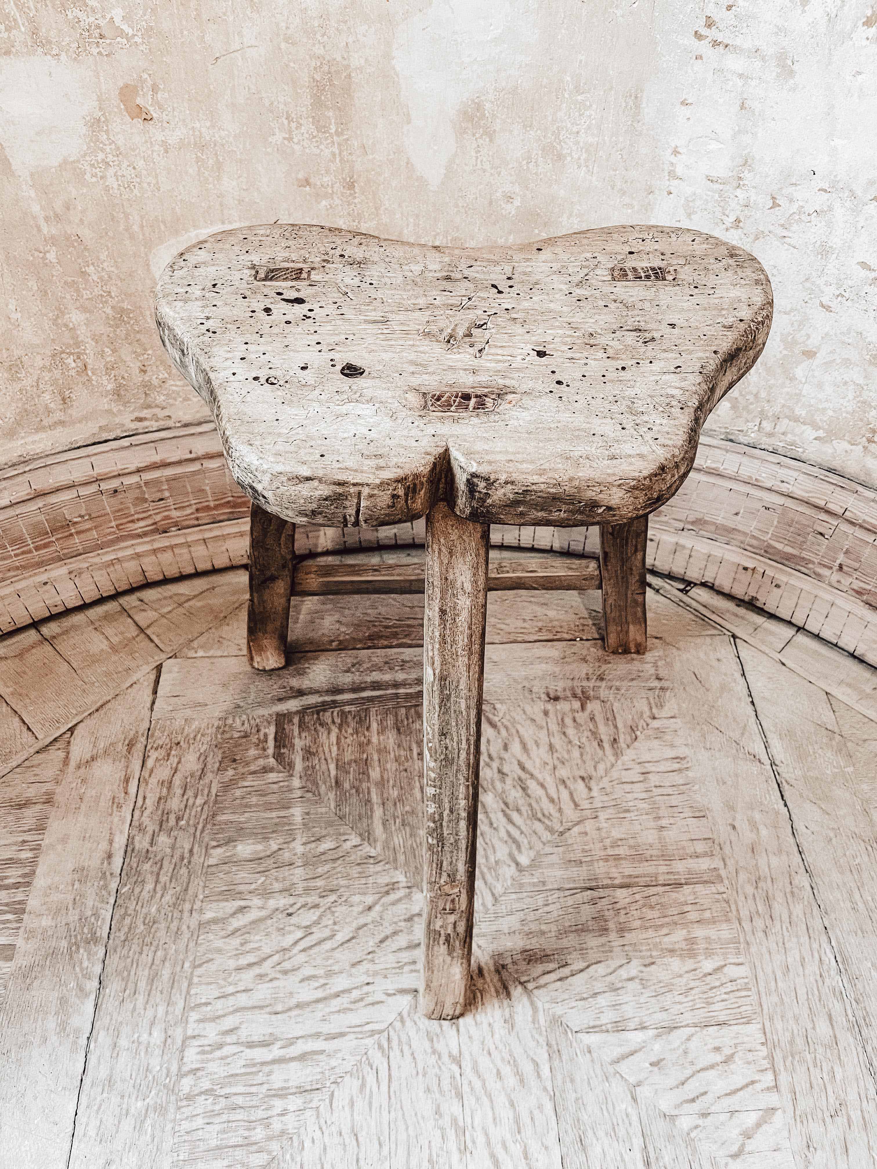 100 year old butterfly stool