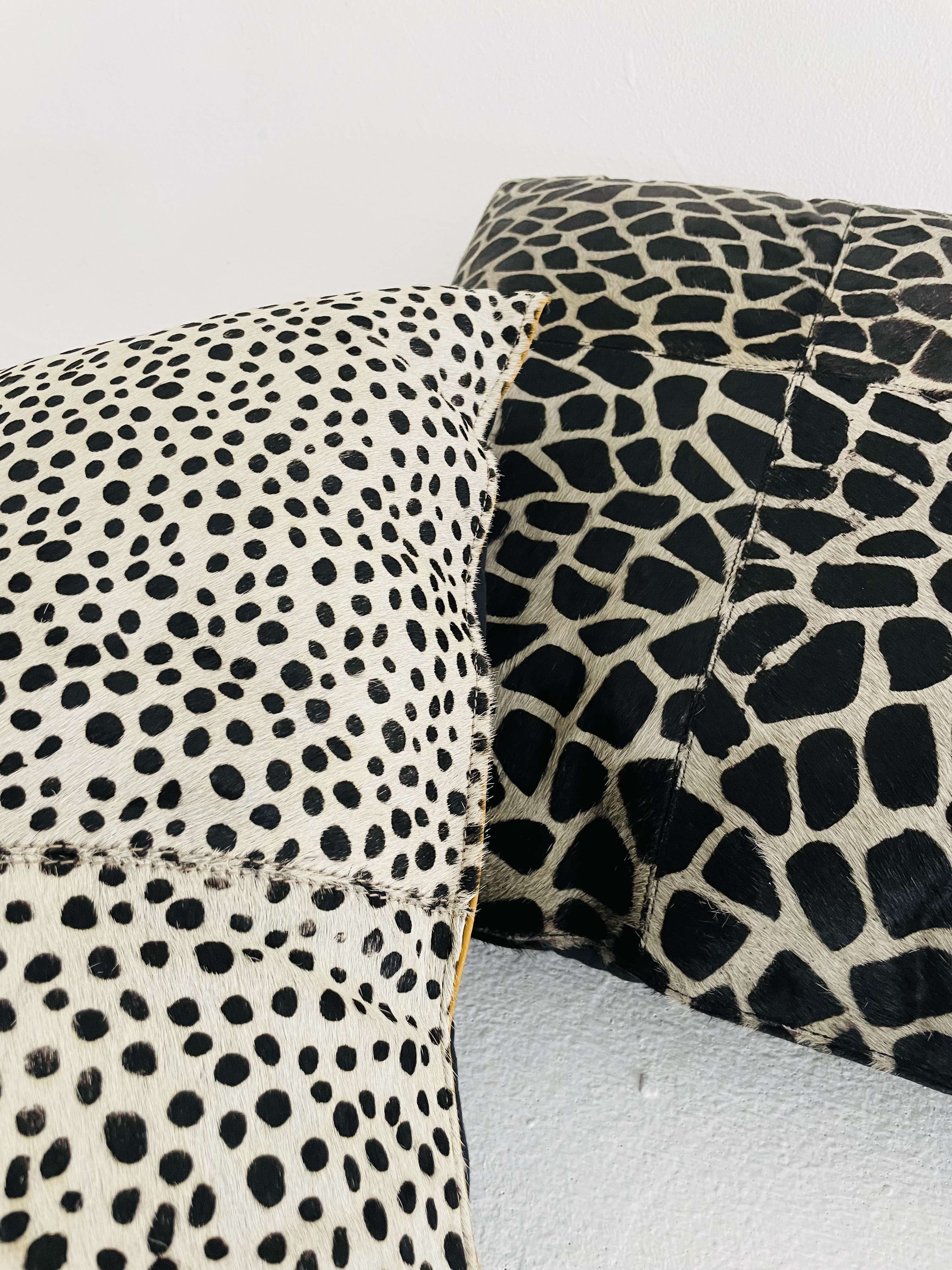 Leopard floor cushion