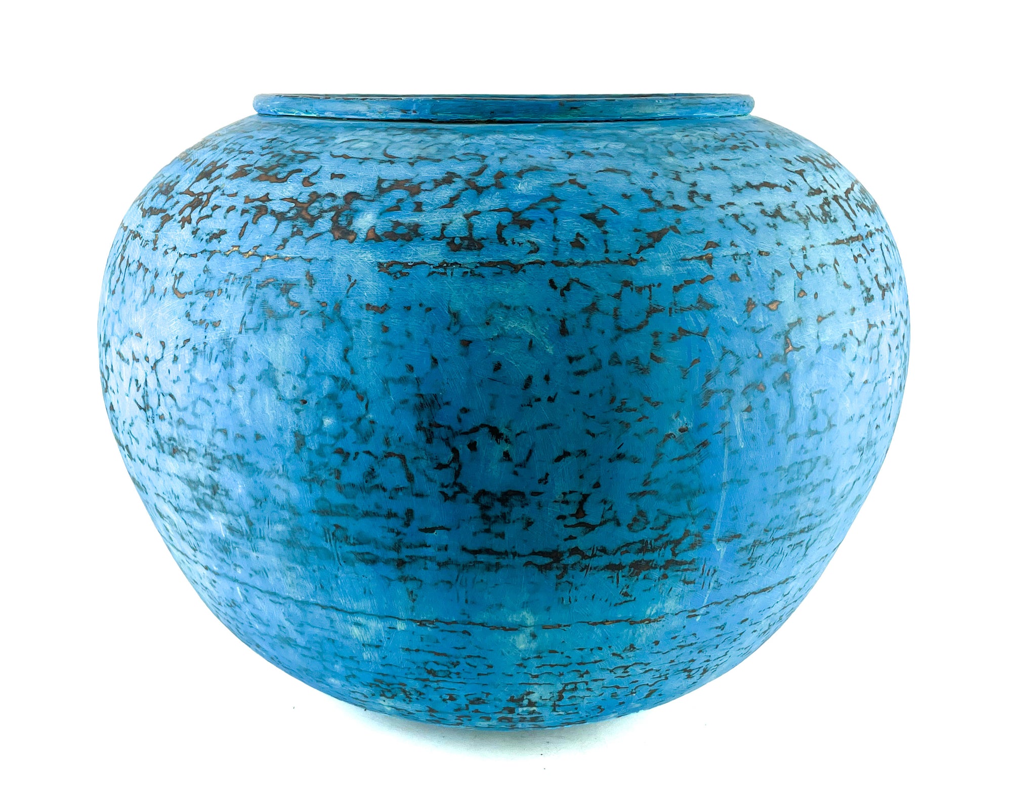 Kupferkrug blau