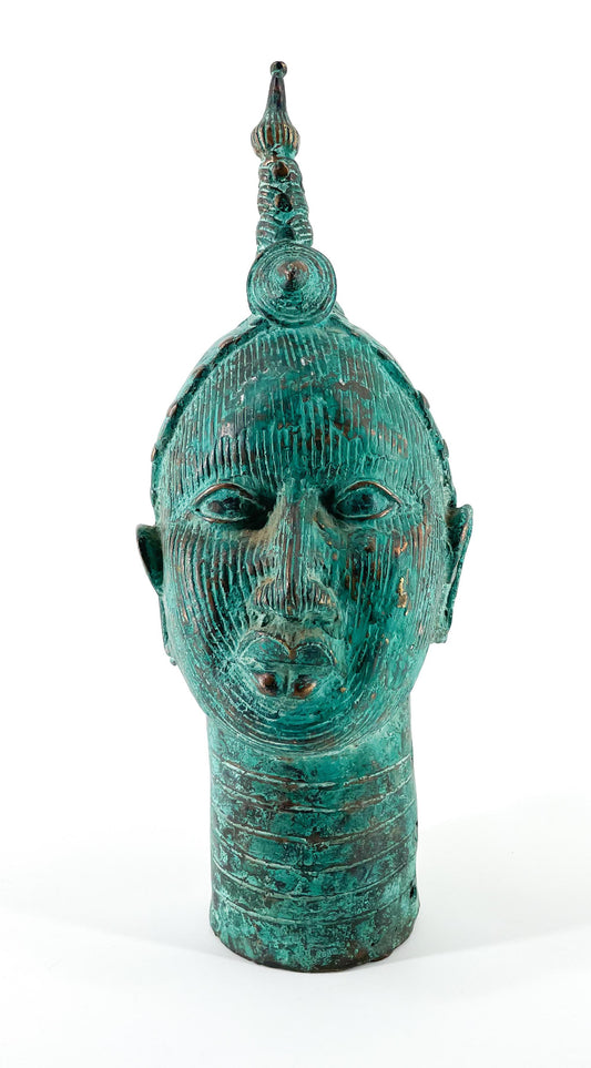 Benin bronze head