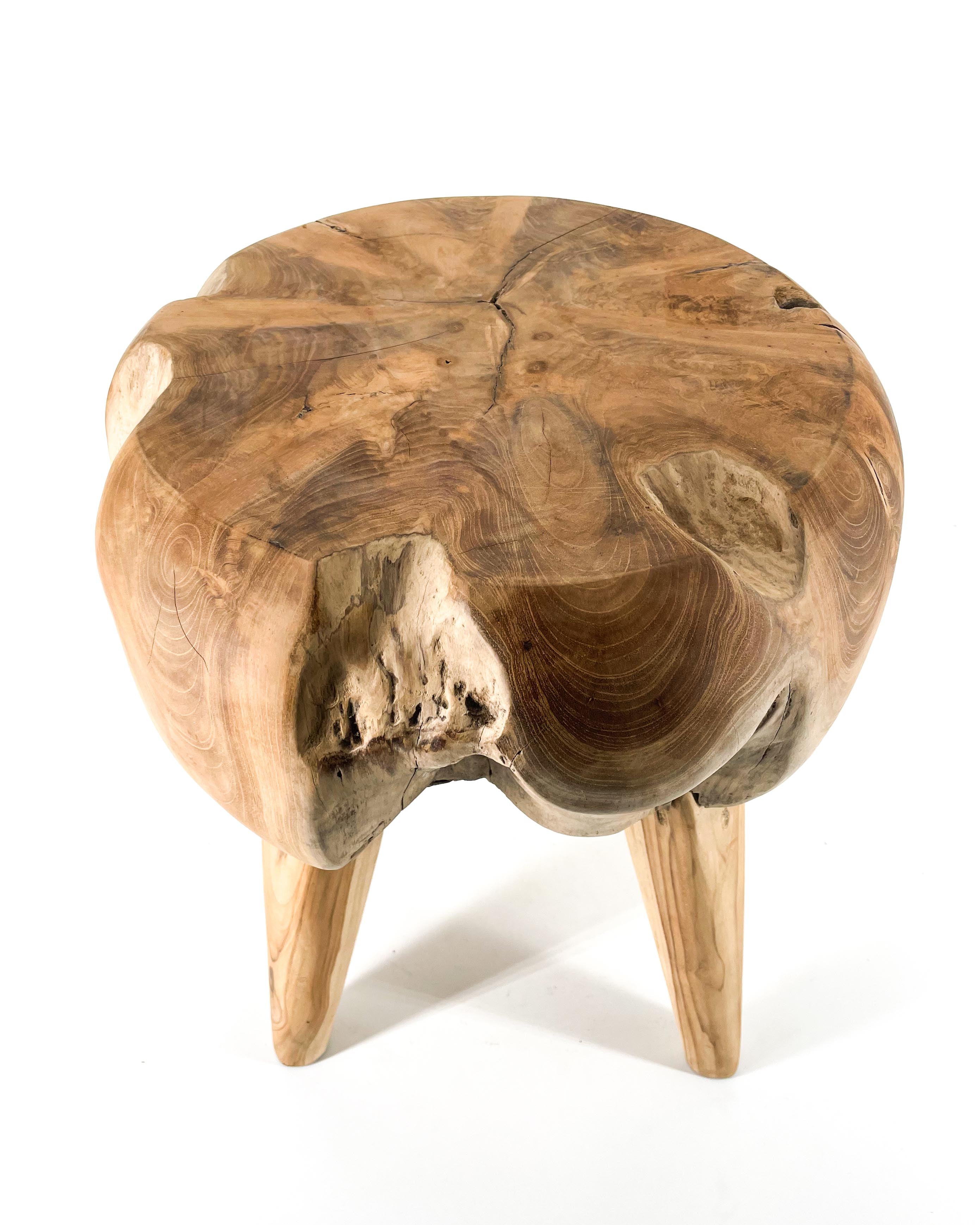 teak wood side table