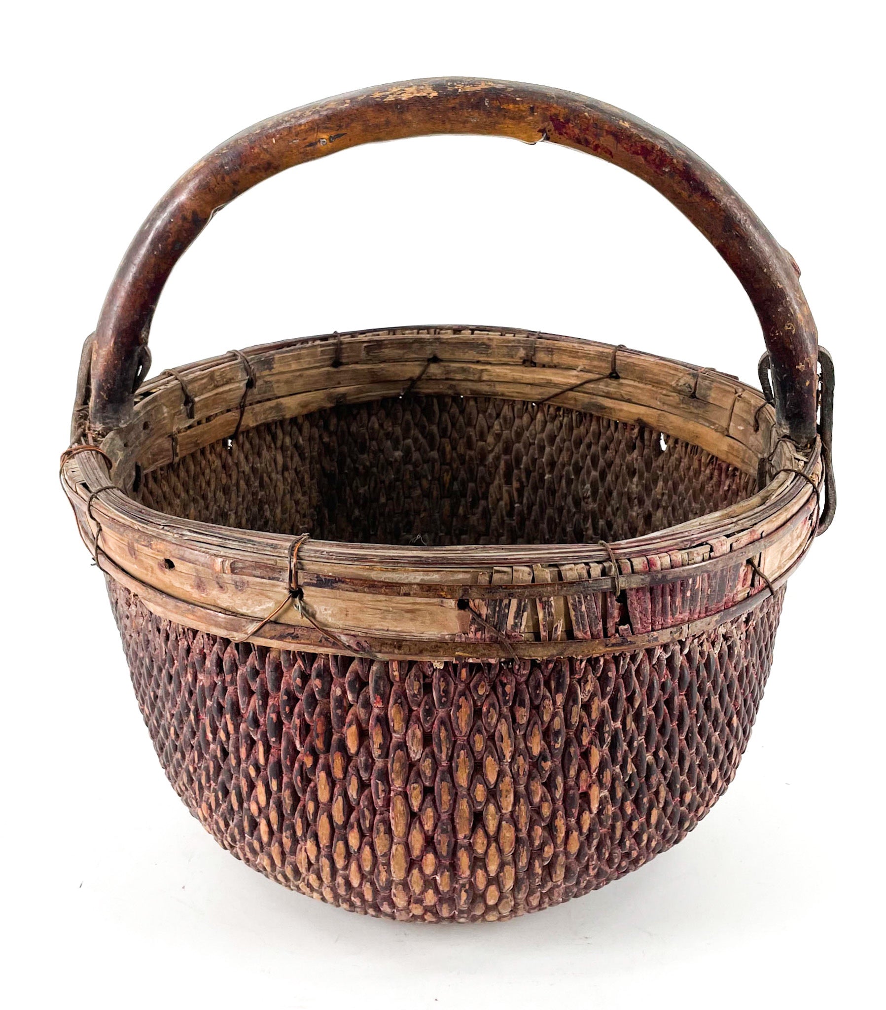 Old Chinese wicker basket #1
