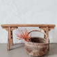 old Chinese wooden bench