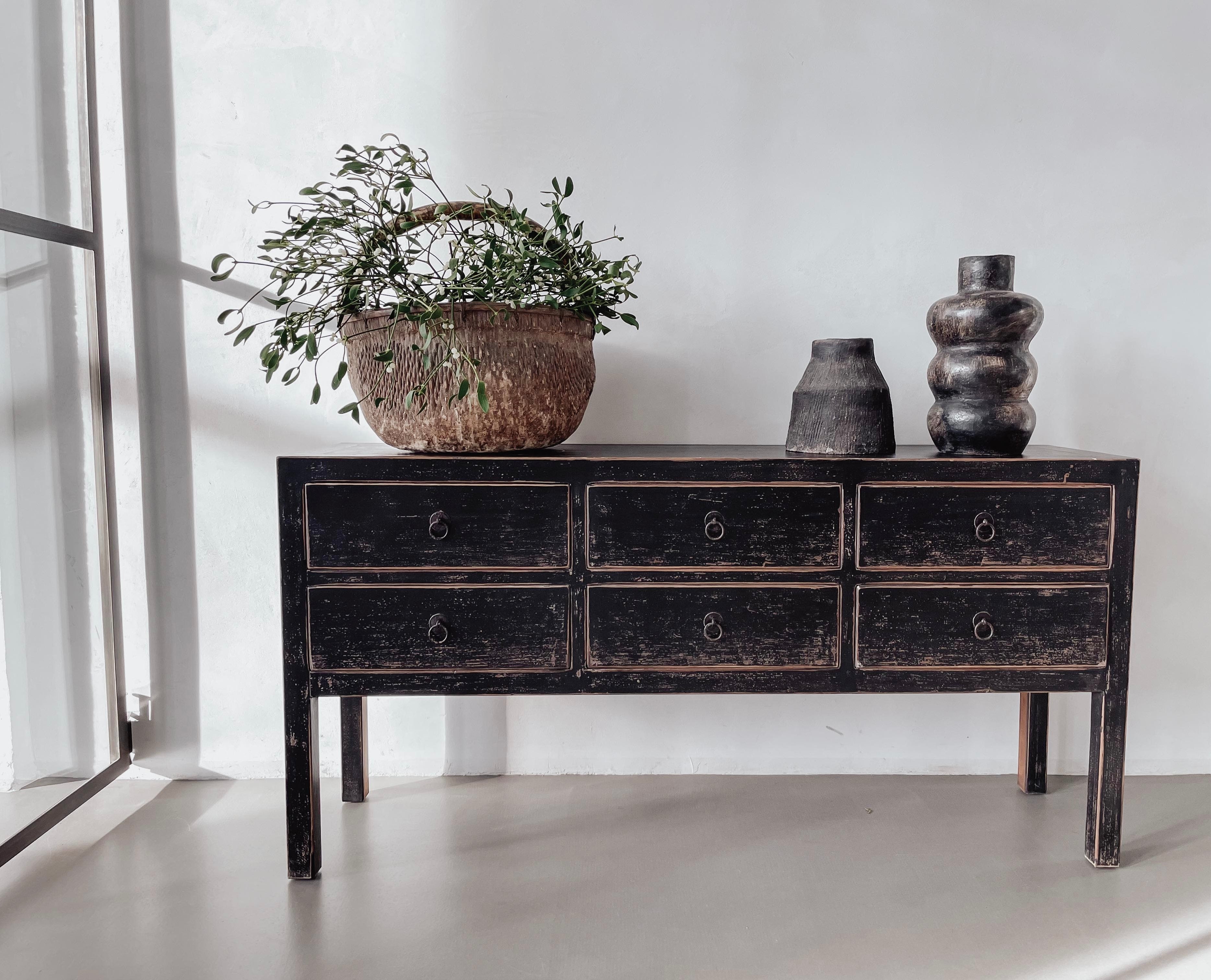 old Chinese sideboard