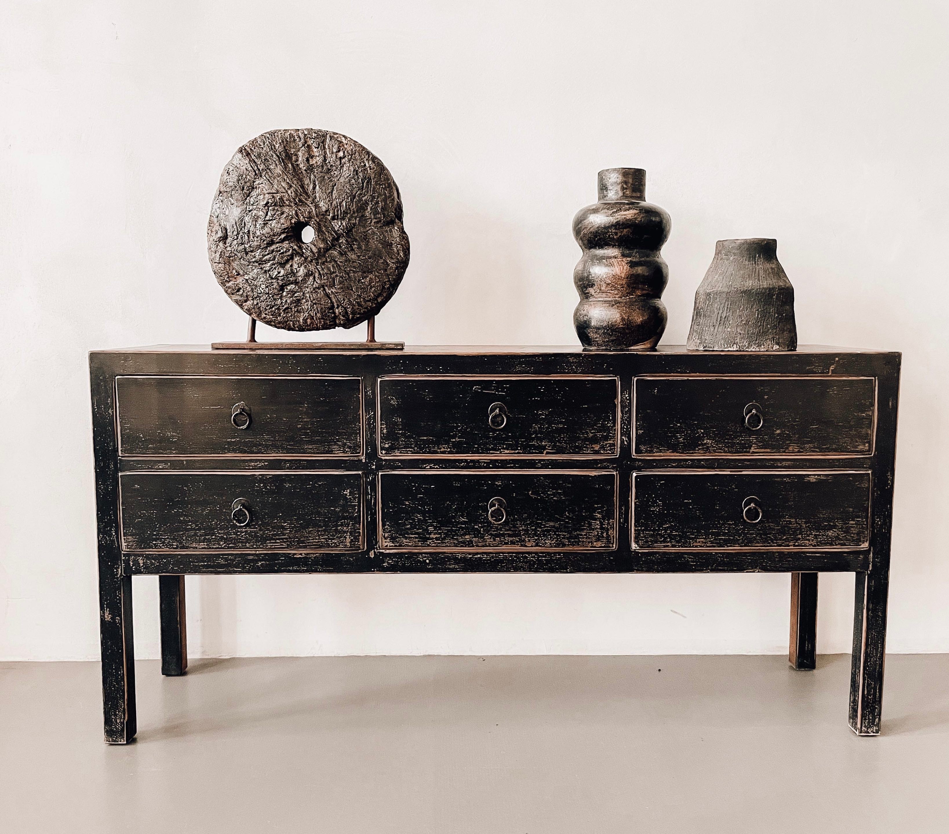 old Chinese sideboard